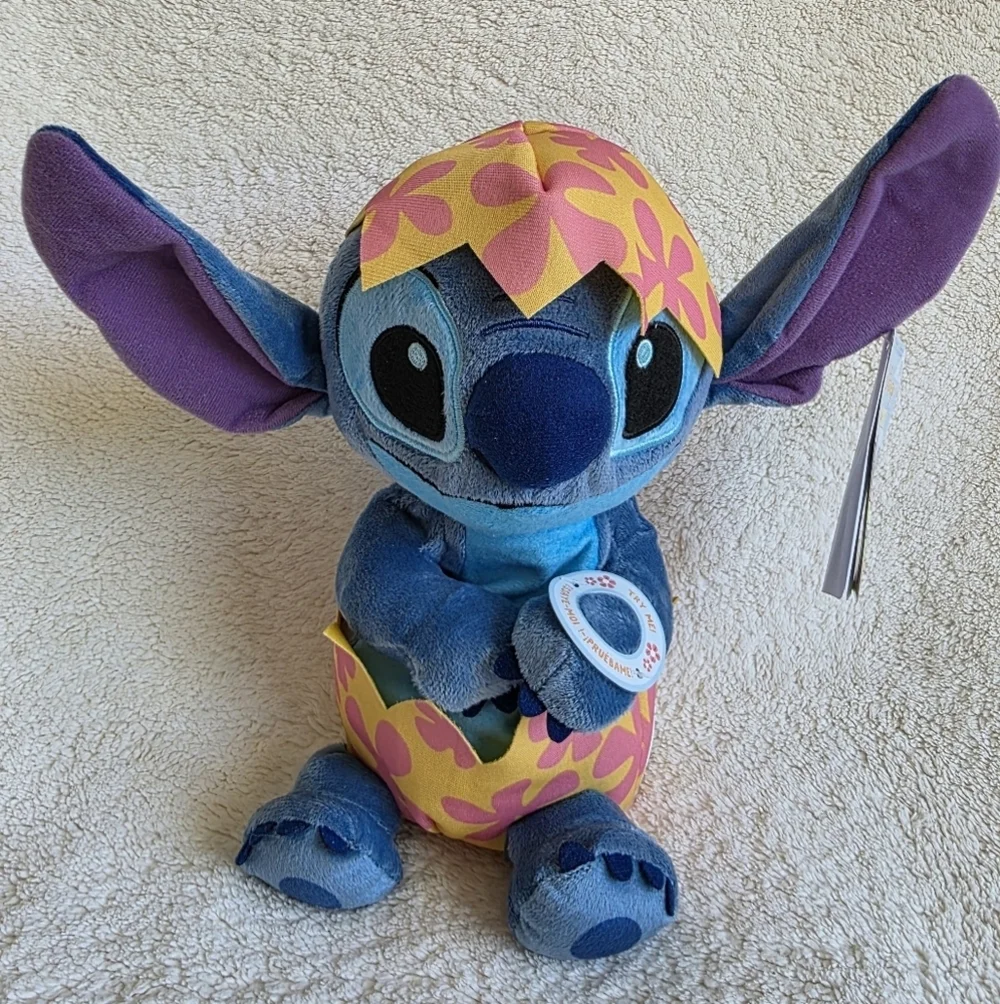 NWT new release 2025 Disney original store Lilo & Stitch Easter Musical Plush